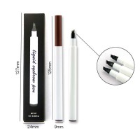 Custom Label Eyebrow Pencils Slim Natural Vegan Waterproof Private Label Eyebrow Pencil Waterproof White Eye Brow Pencil